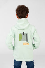 Boy's Sweatshirt With Hood And Print