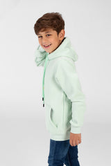 Boy's Sweatshirt With Hood And Print