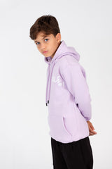 Boy's Hoodie Sweatshirt With Kangaroo Pocket And Print