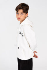 Boy's Hoodie Sweatshirt With Kangaroo Pocket And Print