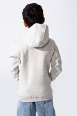 Boy's Tomato Slim Fit Milton Long Sleeves Hoodie Sweatshirt With Front Kangaroo Pocket