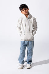 Boy's Tomato Slim Fit Milton Long Sleeves Hoodie Sweatshirt With Front Kangaroo Pocket