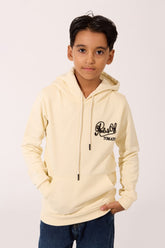 Boy's Tomato Slim Fit Sweatshirt With Front Pocket And Hood