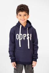 Boy's Hoodie With Kangaroo Pocket In Practical Comfortable Material