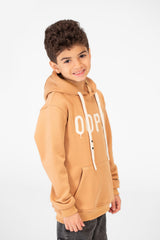 Boy's Hoodie With Kangaroo Pocket In Practical Comfortable Material