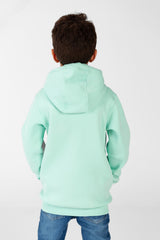 Boy's Sweatshirt With Full Zip And Front Pockets