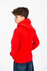 Boy's Tomato Full Zip Hood Sweatshirt