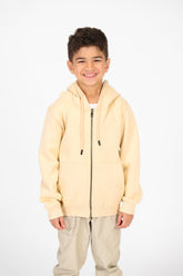 Boy's Full Zip Sweatshirt With Graphic Print On The Back
