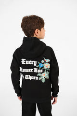 Boy's Zippered Sweatshirt With Front And Back Print