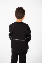 Boy's Melton Printed Training Suit With A Unique Cut