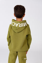Boy's Winter Printed Training Suit In Milton Material