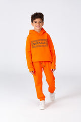 Boy's Winter Printed Training Suit In Milton Material
