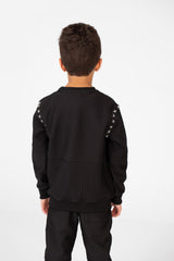 Boy's Melton Printed Two Pieces Training Suit