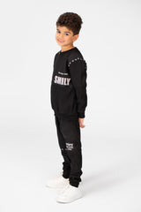 Boy's Melton Printed Two Pieces Training Suit