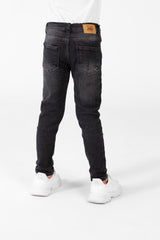 Boy's Jeans Pants With Basic Details And Five Pockets