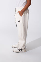 Boy's Tomato Oversized Sweatpants With Drawstring Waist And Pockets