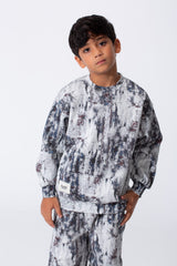 Boy's Two Pieces Milton Outfit Slim Fit Crew Neck