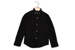 Boy's Classic Long Sleeves Regular Fit Made Of Soft Cotton Shirt