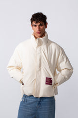 Men's Essential Hooded Waterproof Printed Jacket