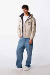 Men's Cloud Wash Zip Waterproof Hood Jacket