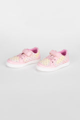 حذاء رياضي للبنات بنعل مسطح فريد بألوان متعددة