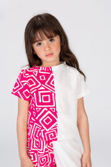 طقم صيفي للبنات مميز بخامة مريحة