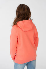 Girl's Hoodie Sweatshirt With Front Print And Long Sleeves