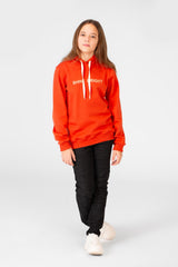 Girl's Hoodie Sweatshirt With Text Print And Long Sleeves