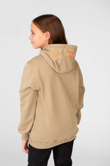 Girl's Hoodie Sweatshirt With Text Print And Long Sleeves