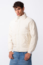 Men's Plain Long Sleeve Waterproof Zipper Jacket