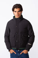 Men's Waterproof Back Text Print Long Sleeves Jacket