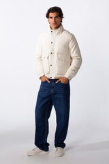 Men's Waterproof Back Text Print Long Sleeves Jacket