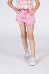 Girls Used Slouchy Jeans Shorts With Five Pockets