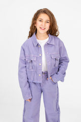 Girl's Modern Slouchy Jeans Outfit Set
