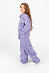 Girl's Modern Slouchy Jeans Outfit Set