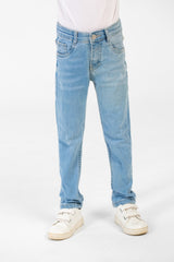 بنطلونات جينز بولين بخمسة جيوب للبنات بقصة مريحة وعصرية