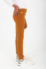 Girl's Elastic Waist Basic Long Leggings