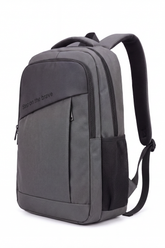 Men's Tomato Store Urban Travel Backpack Durable Woven Fabric Smart Storage Layout Vertical Front Pocket