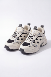 Men's Tomato Store Aero Wave Chunky Sneakers Open Grid Texture Meets Layered Wave Panels Lace Up Front Pull Tab Details Duck Shoes