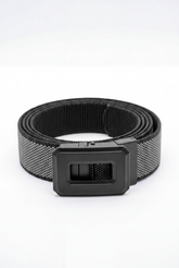 Men’s Tomato Store Hex Frame Web Belt With Patterned Woven Strap Auto Lock Buckle