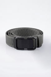 Men’s Tomato Store Modern Web Belt Matte Frame Buckle Smooth Plate Center Secure Mechanism Adjustable