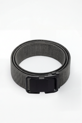 Men’s Tomato Store Modern Web Belt Matte Frame Buckle Smooth Plate Center Secure Mechanism Adjustable