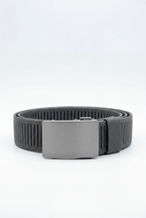 Men’s Tomato Store Everyday Webbing Belt Smooth Brushed Metal Plate Buckle