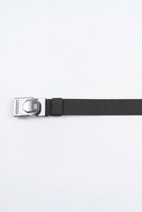 Men’s Tomato Store Tech Web Belt Sculpted Metal Buckle Geometric Plate Detail Precision