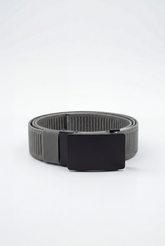 Men’s Tomato Store Core Web Belt Matte Solid Plate Buckle Low Profile Closure Smooth Lock Mechanism
