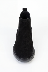 Men's Classic Boots Premium Suede Traditional Elastic Side Panels Shoes