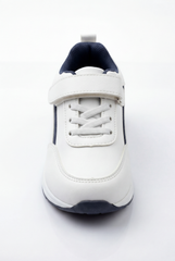 Boy's Versatile Sneaker Structured Feel For All-Day Support Subtle Stitching Details Hook And Loop Strap Shoes