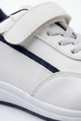 Boy's Versatile Sneaker Structured Feel For All-Day Support Subtle Stitching Details Hook And Loop Strap Shoes