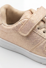 Girl's Sneakers Structured Long-Lasting Wear Hook And Loop Strap Elastic Laces Padded Collar Rubber Sole Comfy Shoes