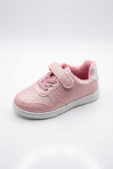 Girl's Sneakers Structured Long-Lasting Wear Hook And Loop Strap Elastic Laces Padded Collar Rubber Sole Comfy Shoes